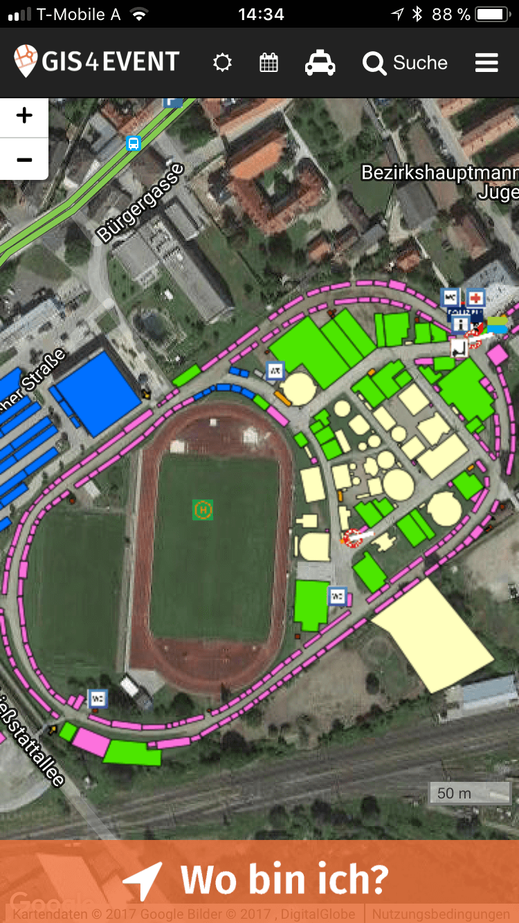 GIS4EVENT am St. Veiter Wiesenmarkt